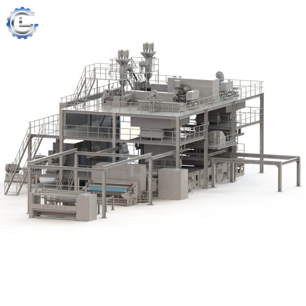 PP SS SSS Nonwoven Fabric making machine