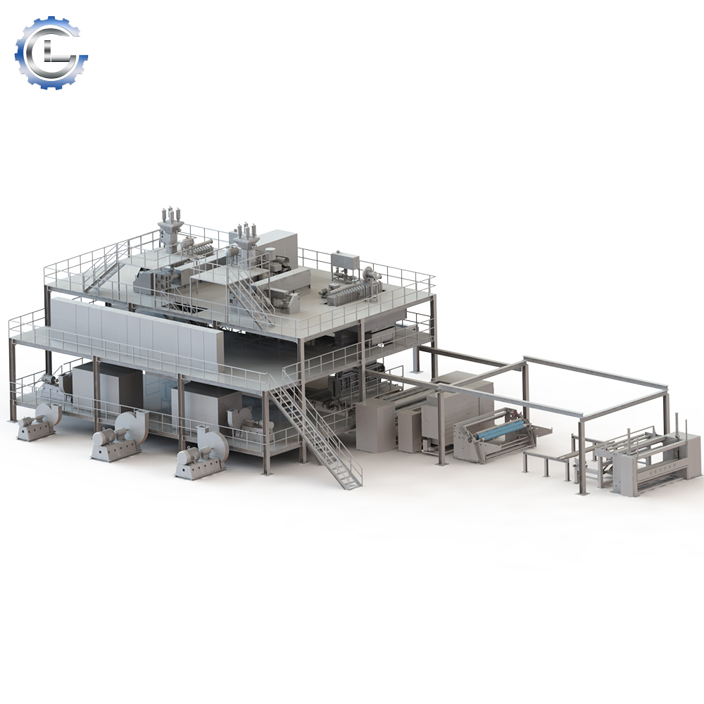 PP SS SSS Nonwoven Fabric makding machine