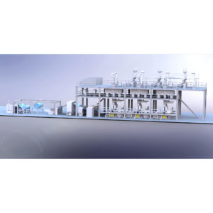 SSS-2 Power Saving SSS PP Spun Bond Nonwoven Fabric Making Machine